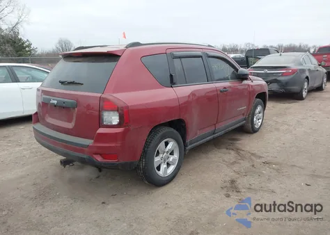 2017 Jeep Compass Sport Fwd из США, поврежденный, VIN 1C4NJCBB1HD132949